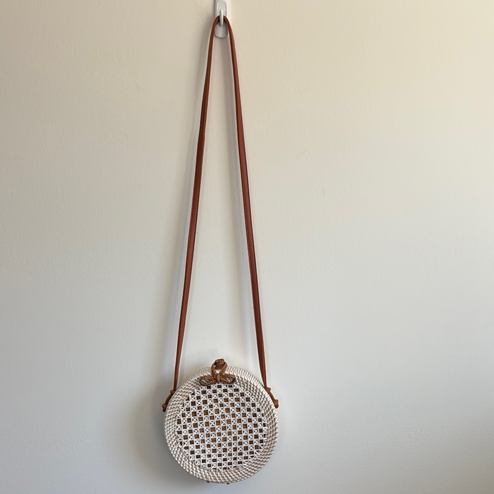 Anthropologie Circular Crossbody Bag